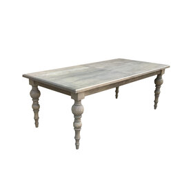 Southern Sky Bristol Dining Table w/ Butterfly Leaf- Distress Smoke