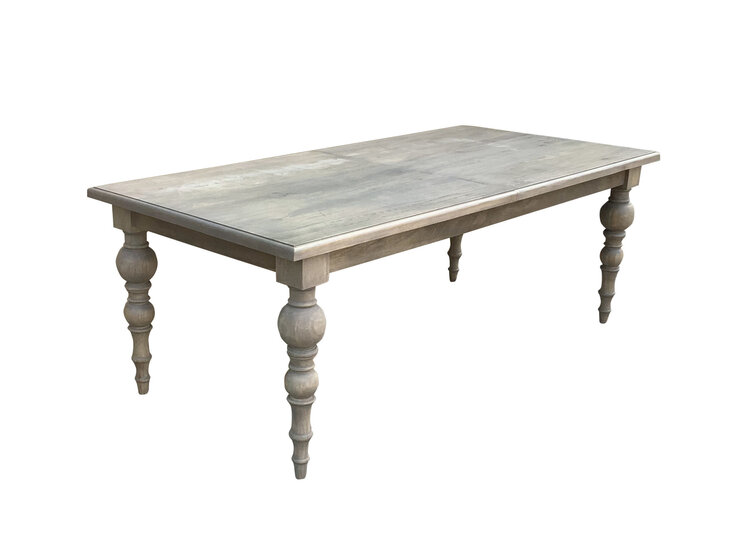 Southern Sky Bristol Dining Table w/ Butterfly Leaf- Distress Smoke
