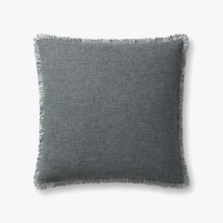 Sable Pillow, 22" x 22" Blue