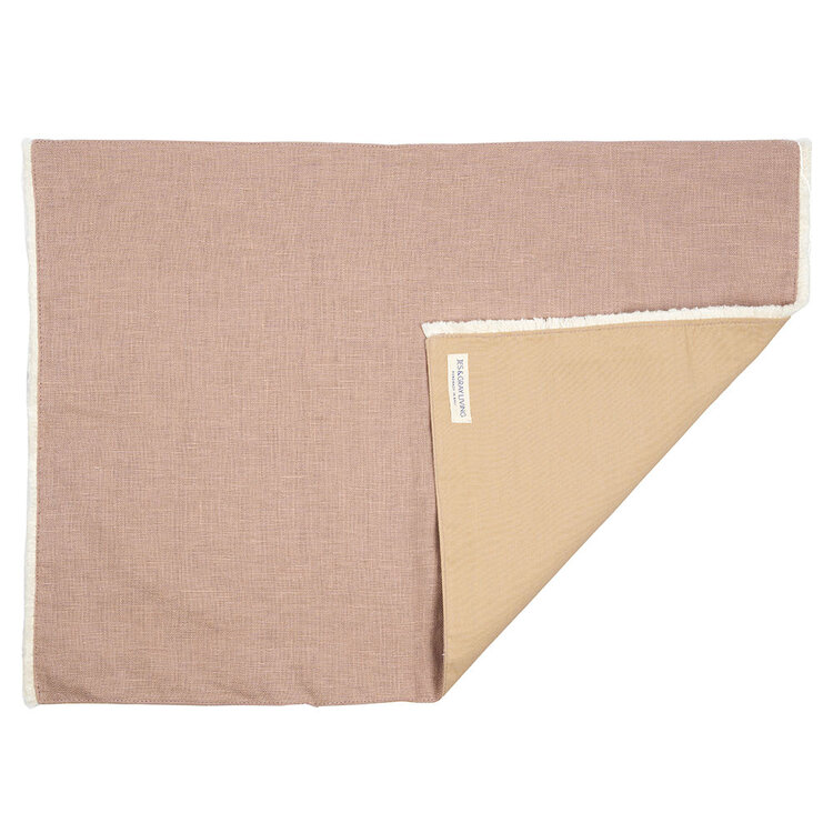 Jes & Gray Elle Placemat Blush, set of 2