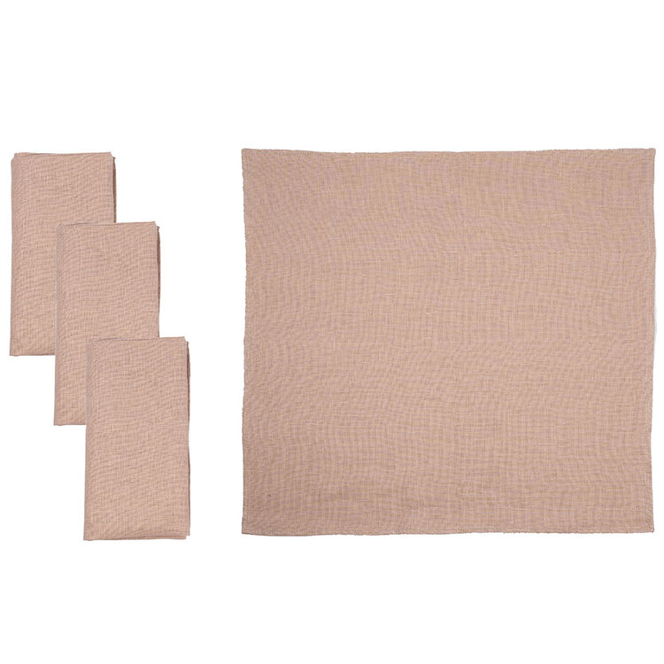 Jes & Gray Anne Napkin Blush, set of 4
