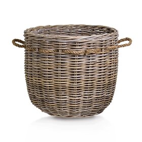 Beyond Borders Round Basket with Ropes,
