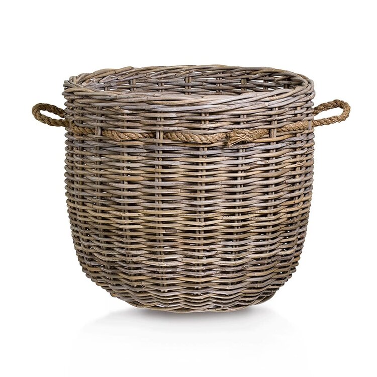 Beyond Borders Round Basket with Ropes,