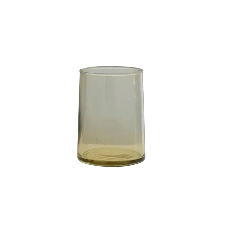 10 oz. Hand-Blown Drinking Green Glass