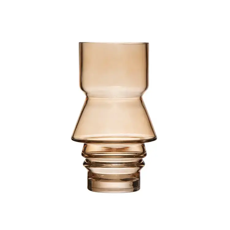 Glass Vase- Brown