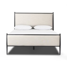 Four Hands Xander Bed, King Savory Parchment