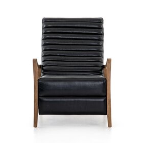 Four Hands Chance Recliner- Dakota Black
