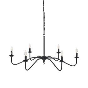 Four Hands 42" Edlyn Chandelier Small- Antiqued Iron