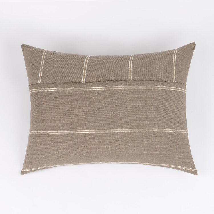 Rhodes Euro Sham- Pewter