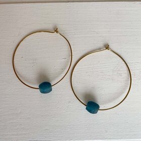 Esme Earrings (Skinny Hoops)