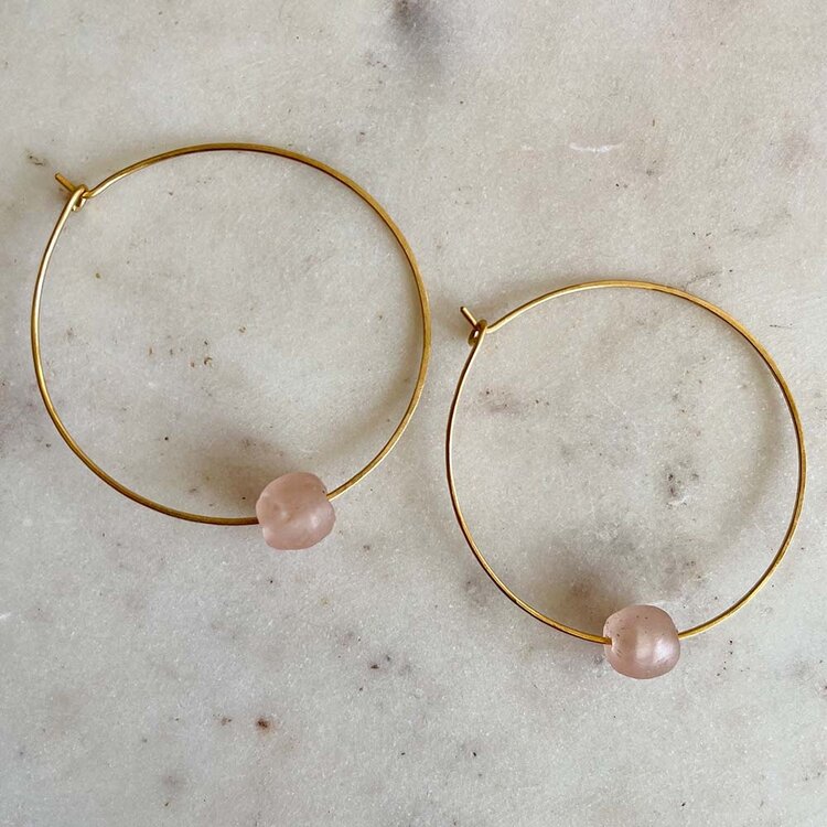 Esme Earrings (Skinny Hoops)