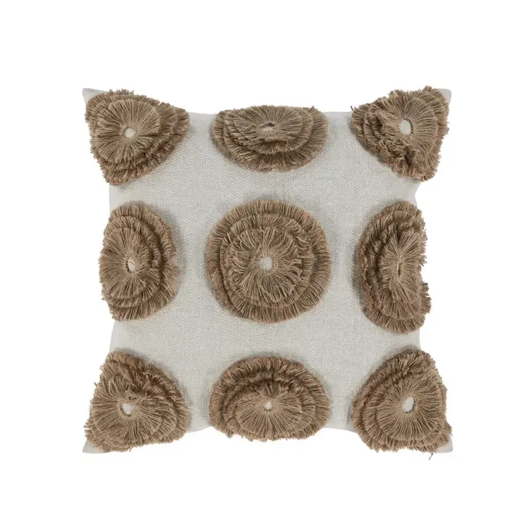 HC Halston Natural Pillow, 22" x 22"