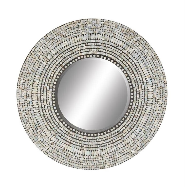 Multi Colored Mother of Pearl Shell Mirror