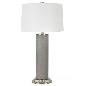 Atelier Home Madden Table Lamp- Charcoal Shagreen