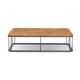 Four Hands Isle Ottoman- Palermo Butterscotch