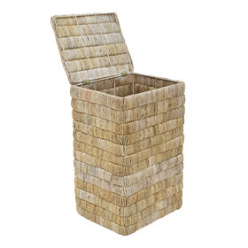 Beyond Borders Tall Abaca Boma Laundry Basket with Lid