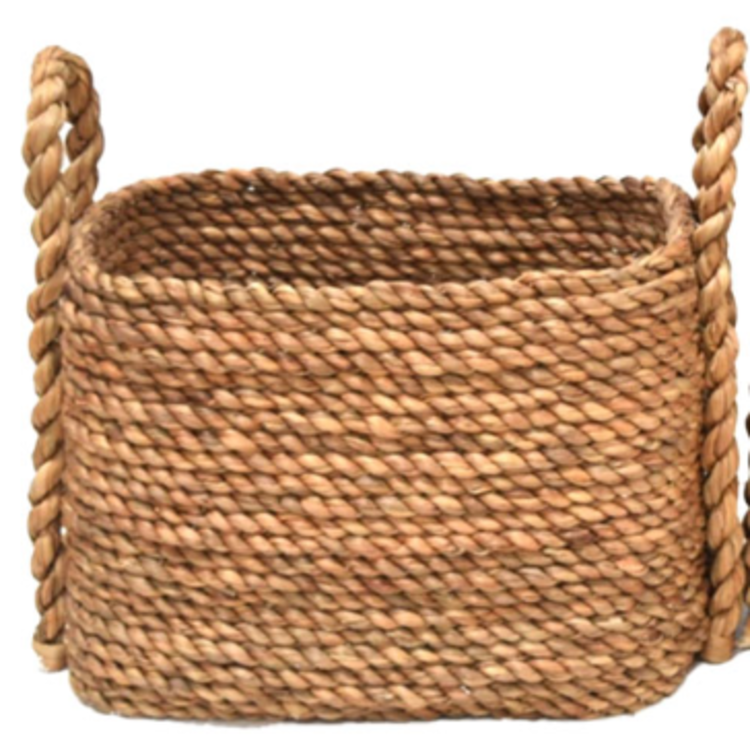 Beyond Borders Mercado Waterhyacinth Putar Rectangular Basket,