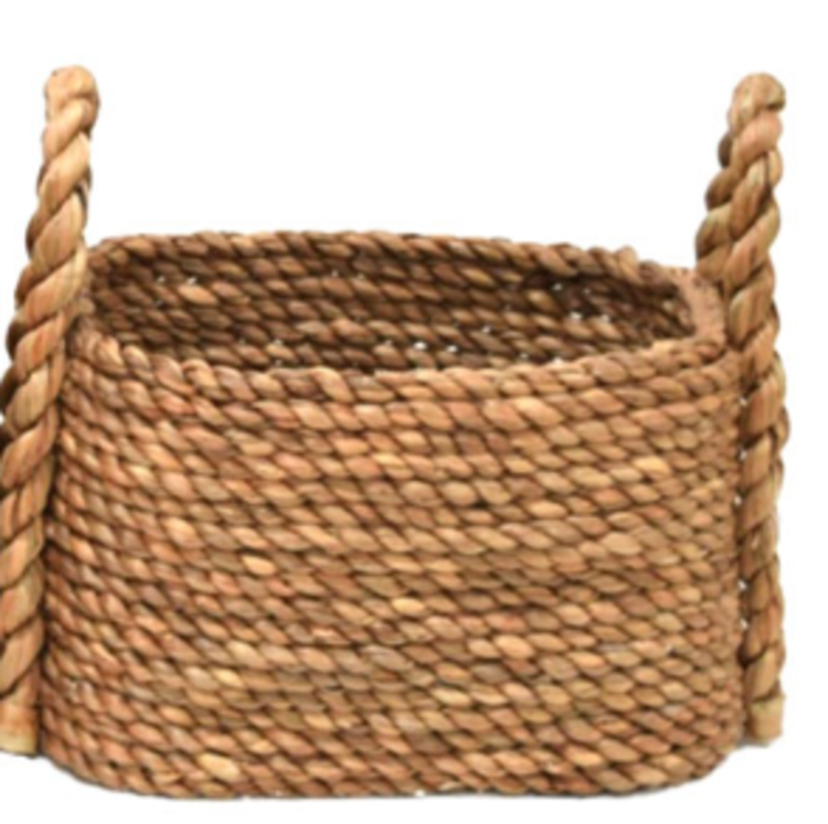 Beyond Borders Mercado Waterhyacinth Putar Rectangular Basket,