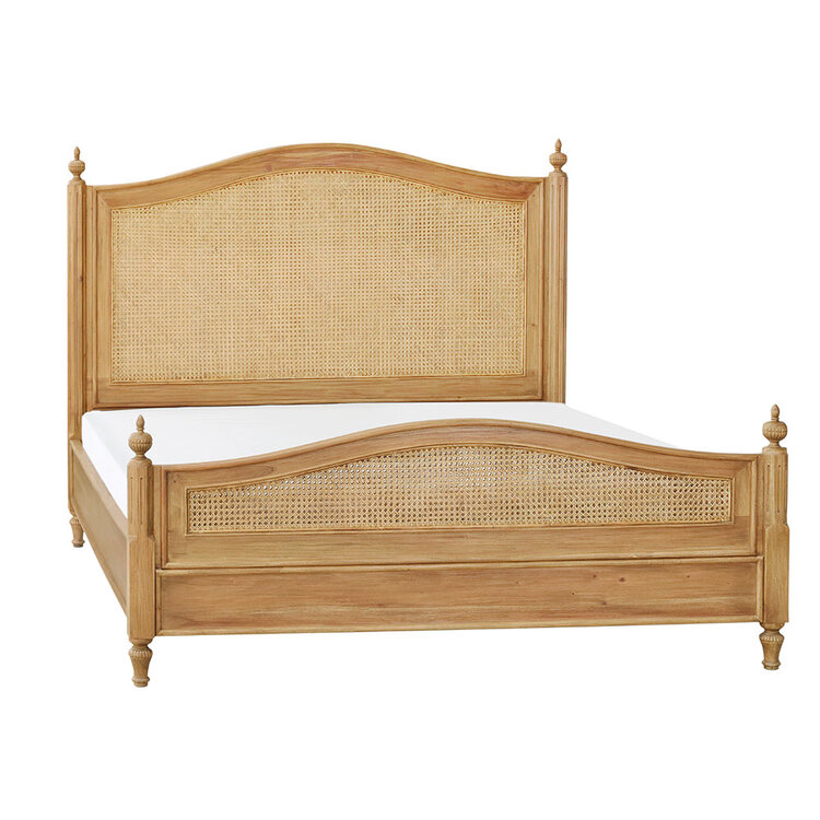 Beyond Borders Britta Bed, King Weathered Natural