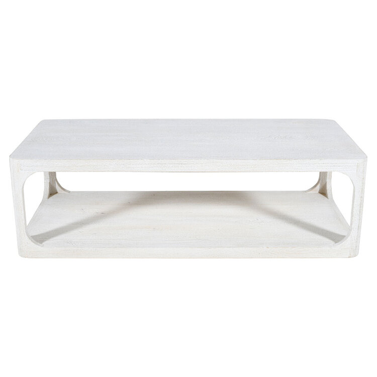 Beyond Borders Jude Coffee Table White Wash Sand Blasted