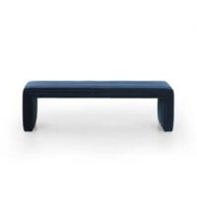 Four Hands Augustine Bench- Sapphire Navy
