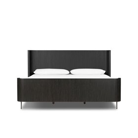 Four Hands Fletcher Bed, King Distress Black