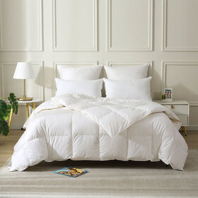 Threads Republic Light Warmth 20/80 Down Duvet White Insert - King