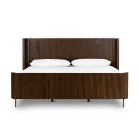 Four Hands Fletcher Bed, King Terra Brown Oak