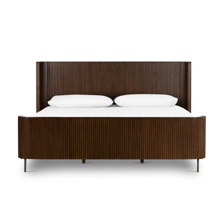 Four Hands Fletcher Bed, King Terra Brown Oak