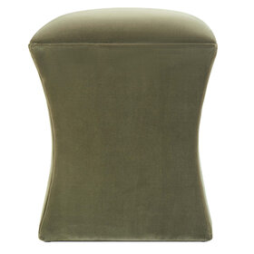 Atelier Home Zoe Ottoman- Vintage Velvet Olive