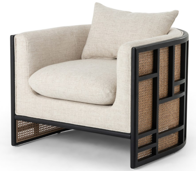 Four Hands June Chair- Brushed Ebony