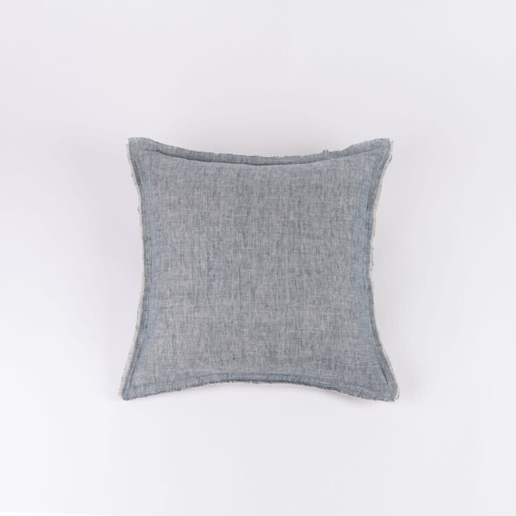 Kent Linen Euro Sham, Peacock/Natural