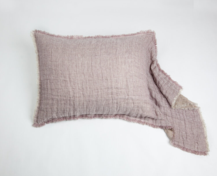 Kent Linen King Sham- Lavender/Natural