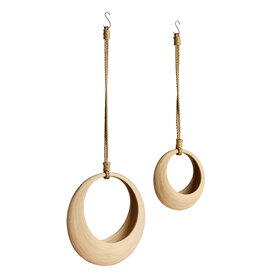 Jayla Bamboo Hanging Basket-