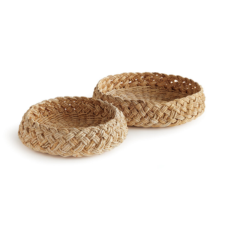 Abaca French Braided Basket