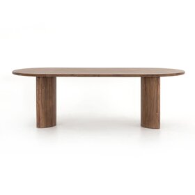 Four Hands 94" Paden Dining Table- Seasoned Brown Acacia