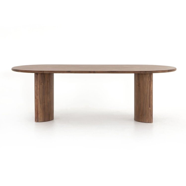 Four Hands 94" Paden Dining Table- Seasoned Brown Acacia
