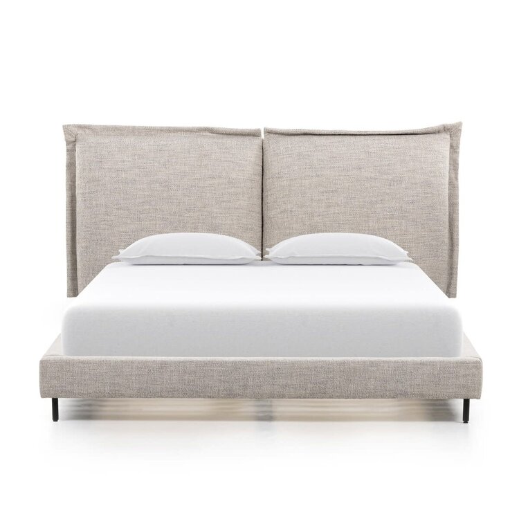 Four Hands Inwood Bed, King Merino Porcelain