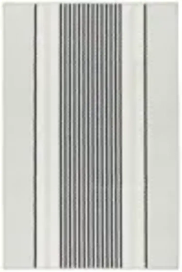 Gunner Striper Grey Machine Washable, 5' x 8'