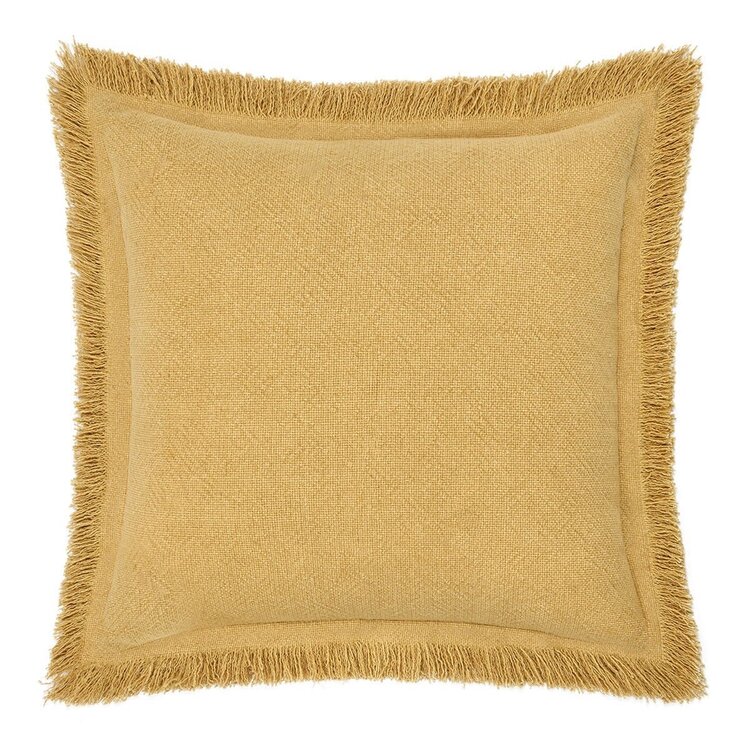 SLD Lauren Yellow Pillow, 22" x 22"