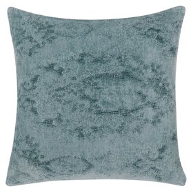 SLD Oliver Chambray Blue Pillow, 22" x 22"