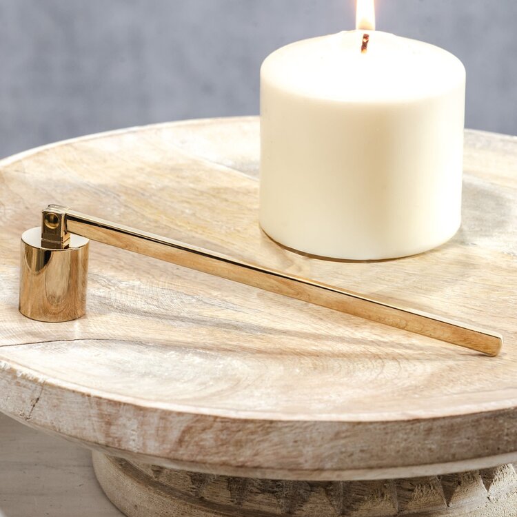 7' Gold Wick Snuffer