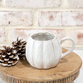 Reactive Glaze Pumpkin Mug