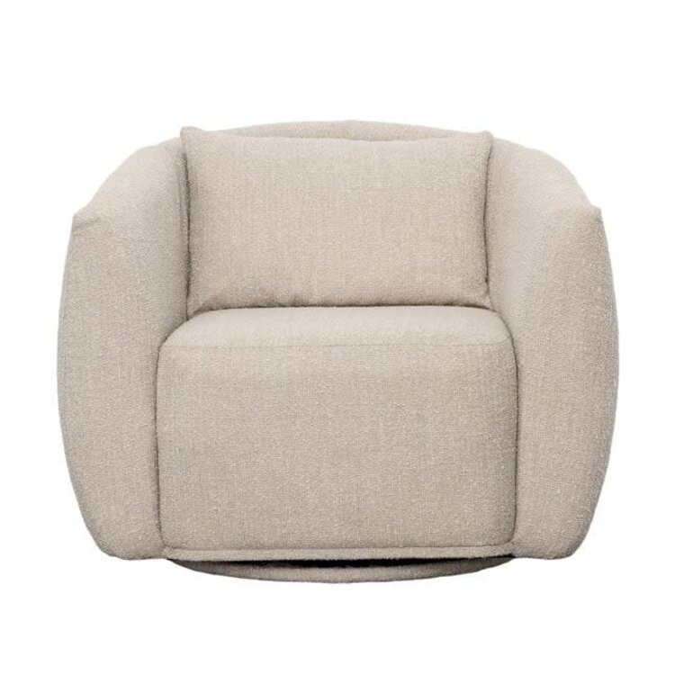 Lydia Swivel Chair Beige