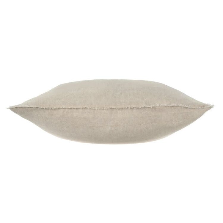 Lina Linen Pillow, 20" x 20" Glacier