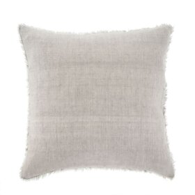 Lina Linen Pillow, 24" x 24" Oat