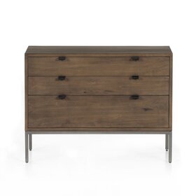 Four Hands Trey Large Nightstand- Auburn Poplar