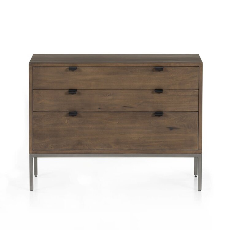 Four Hands Trey Large Nightstand- Auburn Poplar