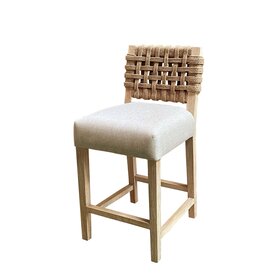 Southern Sky Maya Counter Stool- New White Wash
