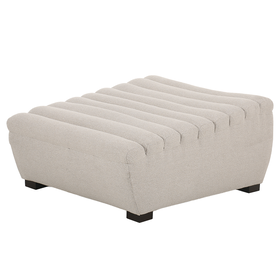 Rico Ottoman- Raffina Natural/Charcoal